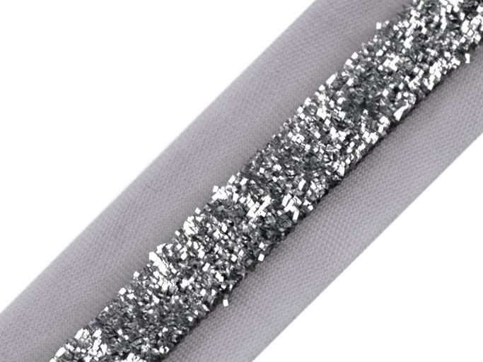 Lurexový lampas / stuha š.20mm