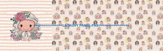 Panel - varianta bavlna,úplet či letní softshell  50x145cm/úplet 157cm, 139cm soft   224-194