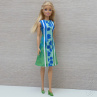 Modrozelené koktejlky pro Barbie