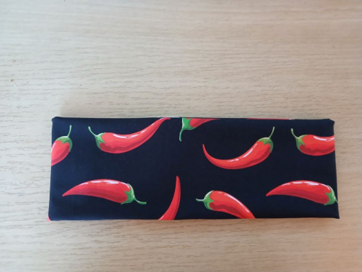 Šitá čelenka - chilli papričky