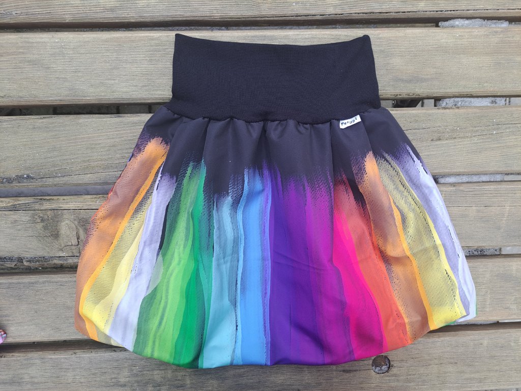 DUHOVÁ    - balonová sukýnka 