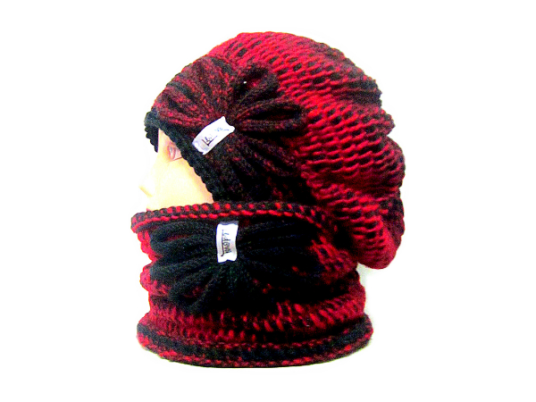 SOUPRAVA BARETKY A NÁKRČNÍKU OMBRÉ