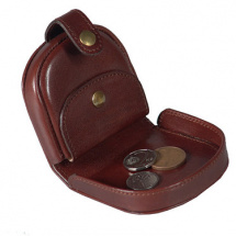 kožená peněženka - podkovička na drobné