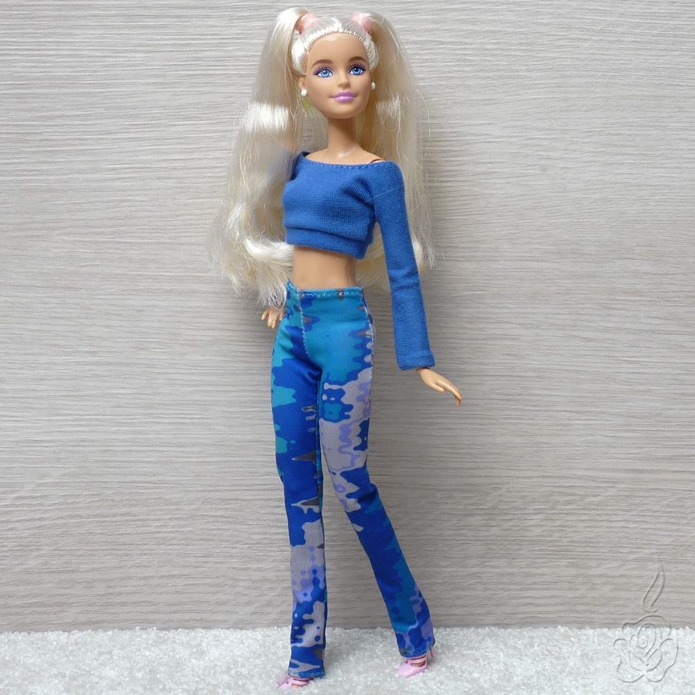 Kalhoty a top pro Barbie