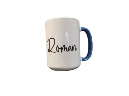 Keramický hrnek se jménem, VELKÝ 400ml, Roman