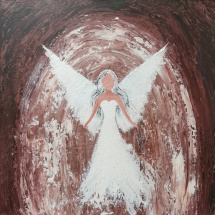 Malovaný obraz, anděl 5