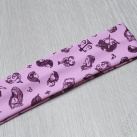 Růžová elastická čelenka