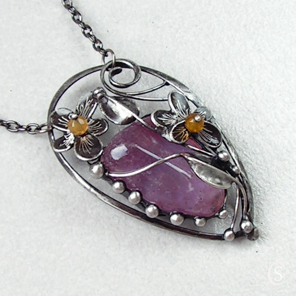 Fialky - Ametyst, Achát