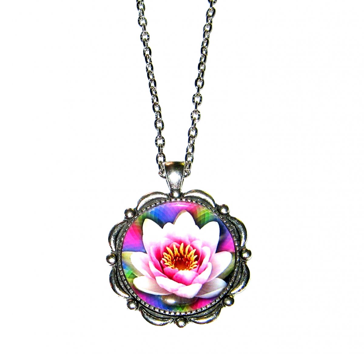 Přívěsek...Lotosový květ-tajemný symbol.