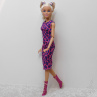 Leopardí šaty pro Barbie