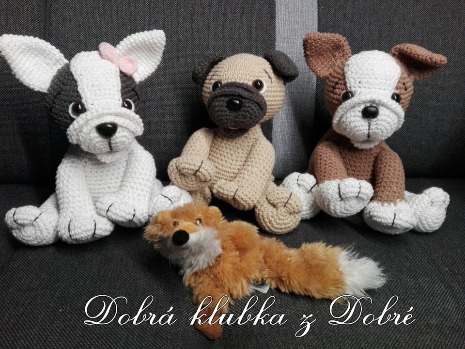 Štěňata z Dobré 3v1 (boxer, buldoček, mops) - návod v PDF