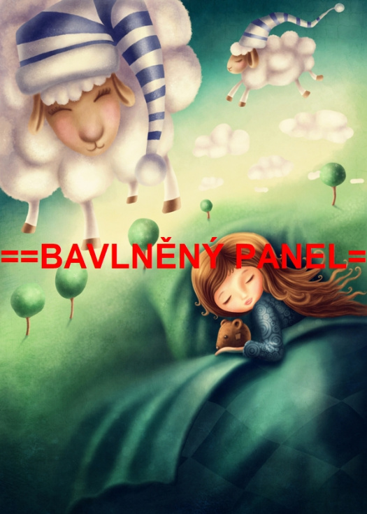 BAVLNĚNÝ  PANEL  15x20cm BSK-29