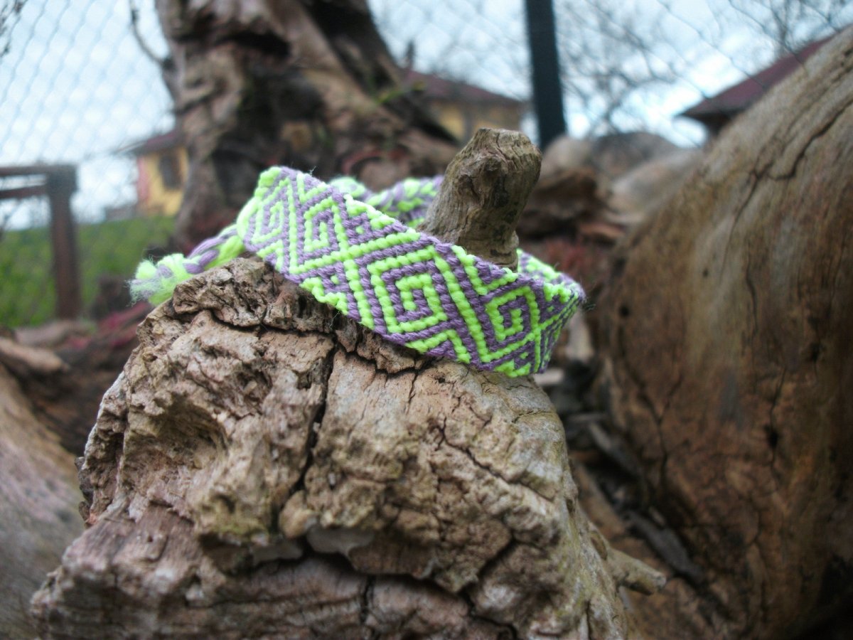 Náramek přátelství - Spirálka