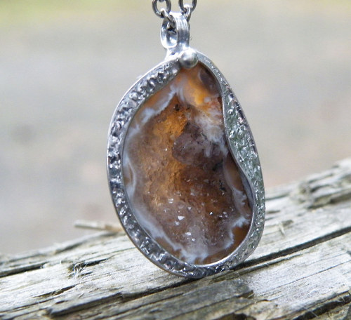 Amulet Peříčkový Achát...