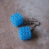 Náušnice "Blue cubes"