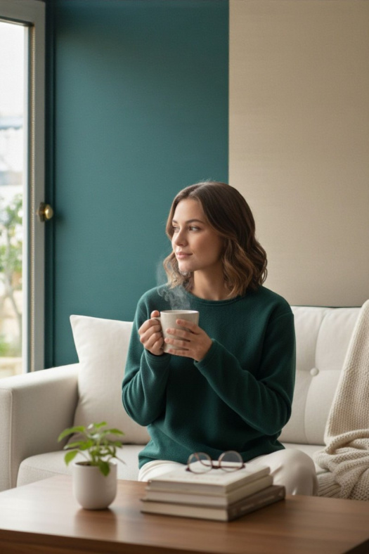 Dámská fleesová mikina - zelená.-S/M