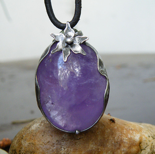 Zahrada ticha...(ametyst extra, vltavín)