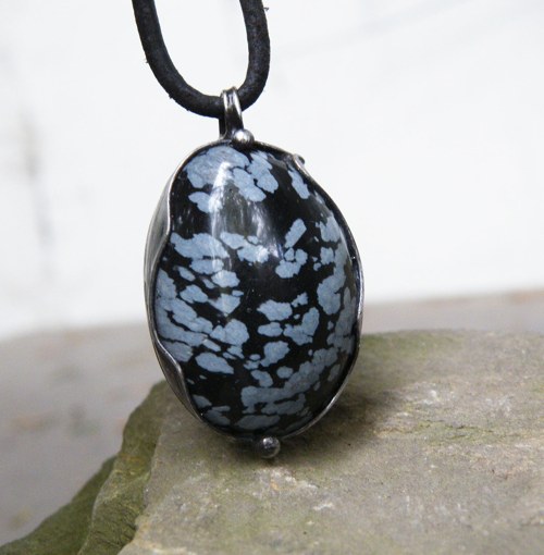 Anita...(vločkový obsidián)