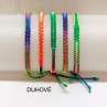 Dívčí macramé náramek duhový