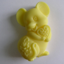 Myška - žlutá - vůně vanilka