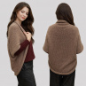 Pletená vesta - barva světle hnědá