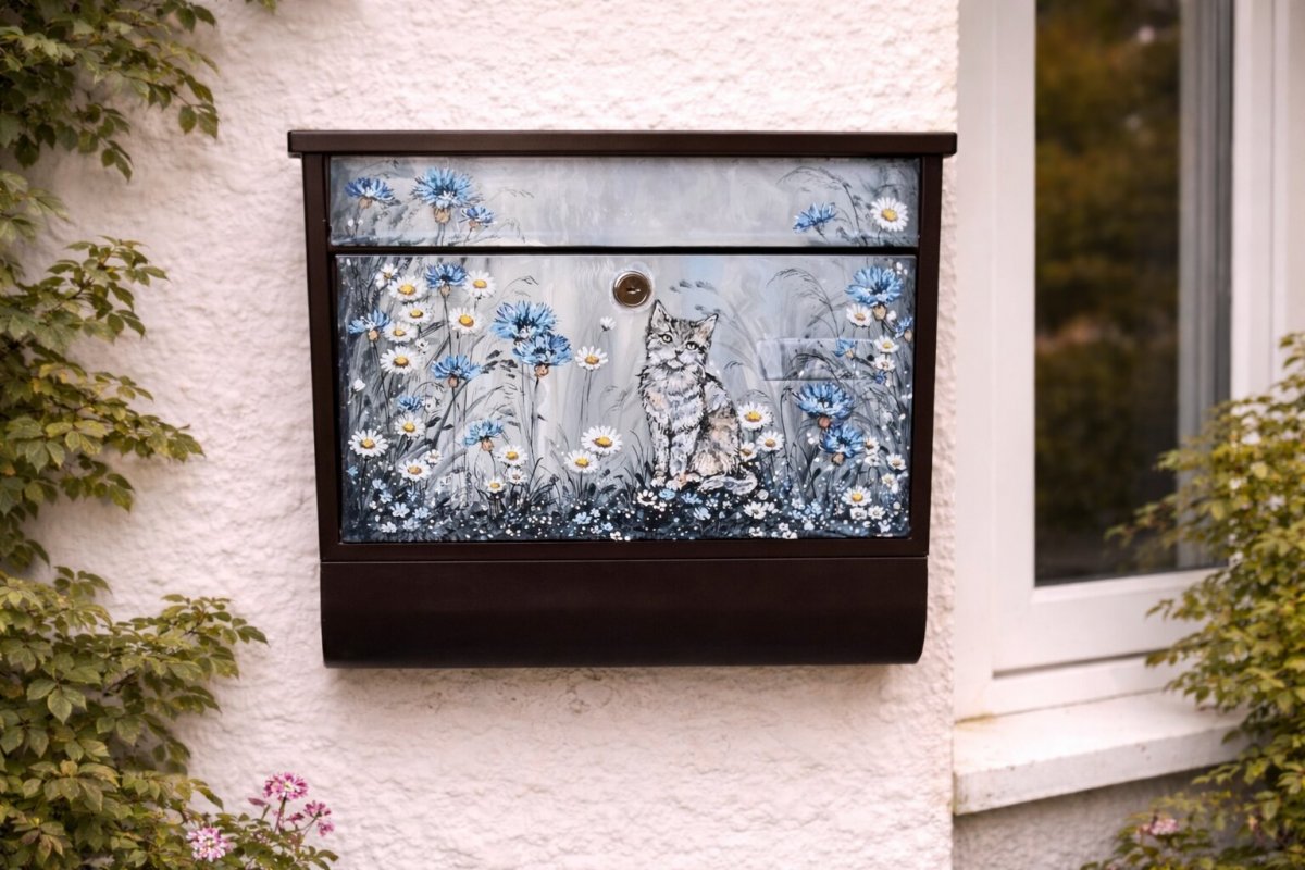 Ručně malovaná poštovní schránka