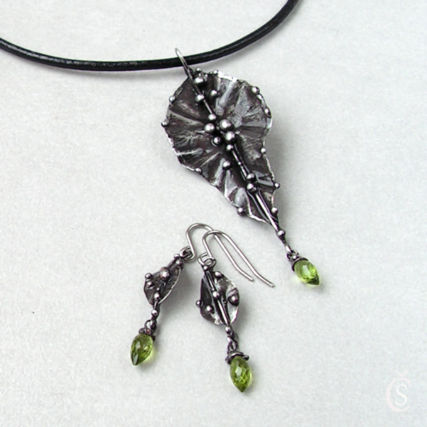 Lístky - Olivín - souprava