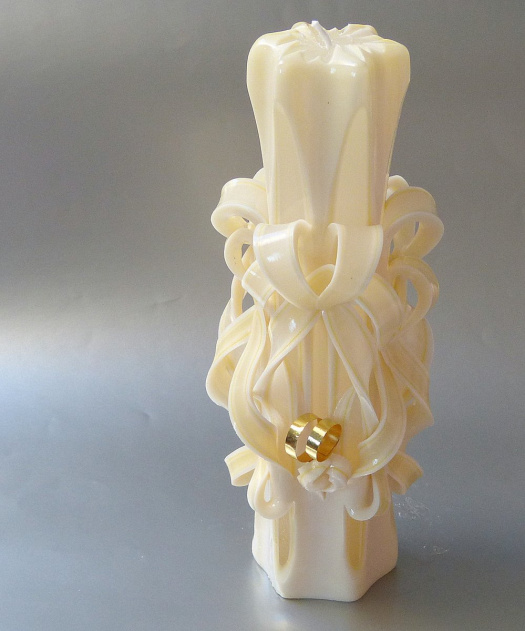 Řezaná svíčka - svatební