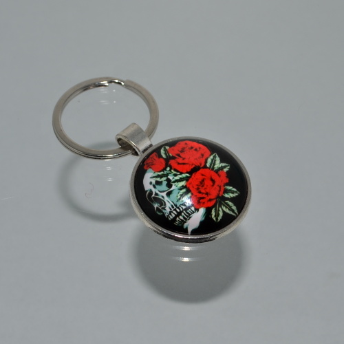 Přívěsek na klíče - lebka (3966)