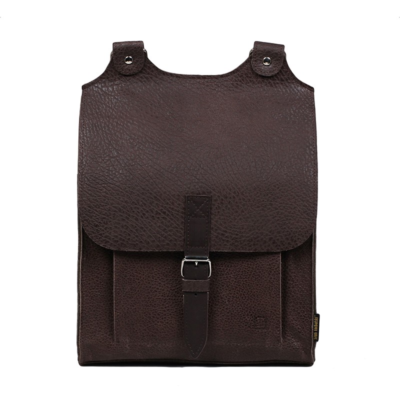 Kožený batoh hnědý -20%