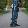 Kalhoty baggy černá batika mix