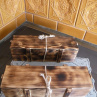 Rustikální krabice na láhev vína - krása dřeva přírodní na přání