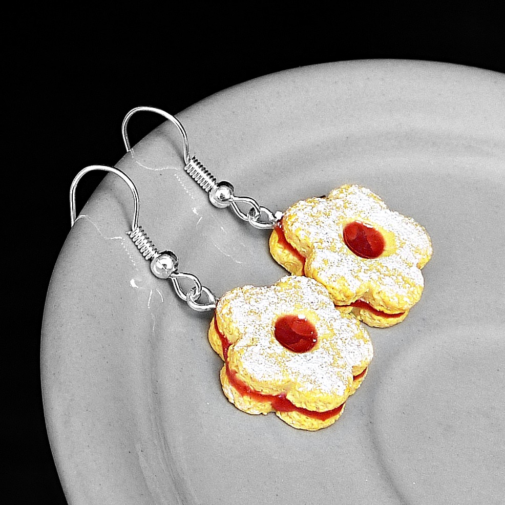 Linecké kytičky  s kulatým středem