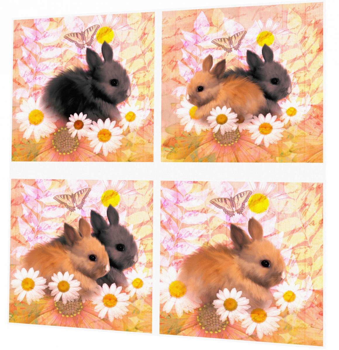 BAVLNĚNÝ PANEL - SADA 23 x 25 cm 2SGR12