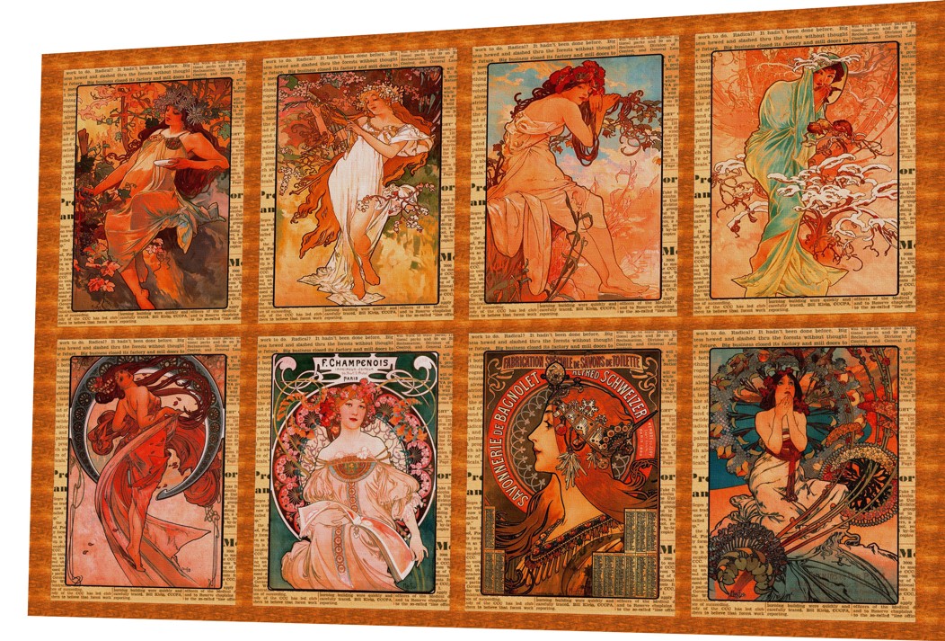 BAVLNĚNÝ PANEL - SADA 24 x 31,5 cm 2SGR74