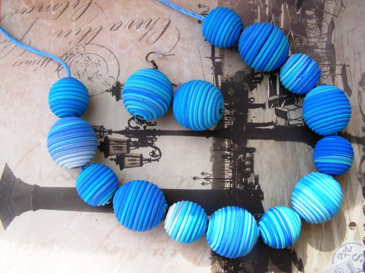 Fimo sada- modrá motaná....