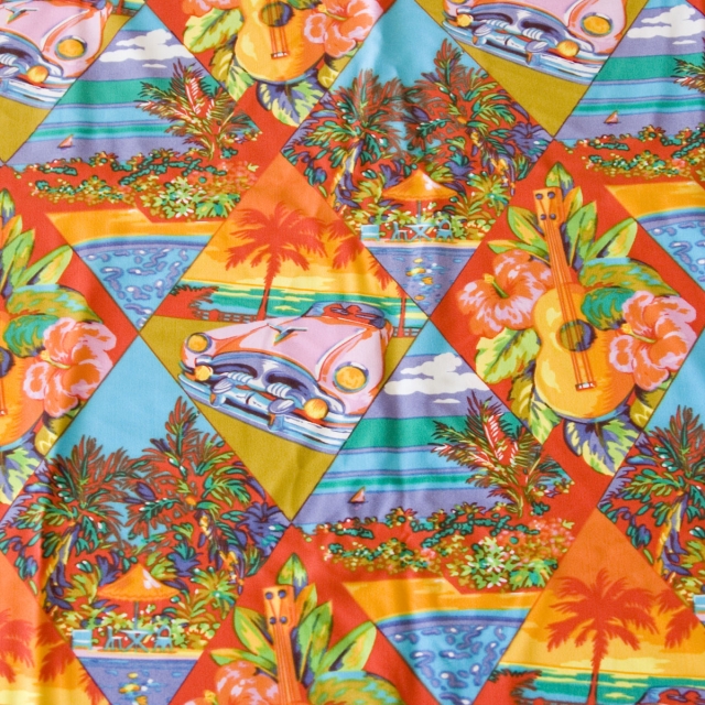 Elastický úplet se vzorem.