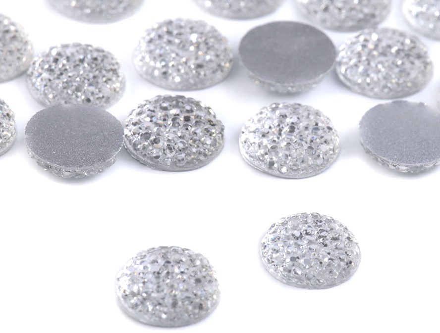 Broušené kamínky/ kabošony -  4 kusy