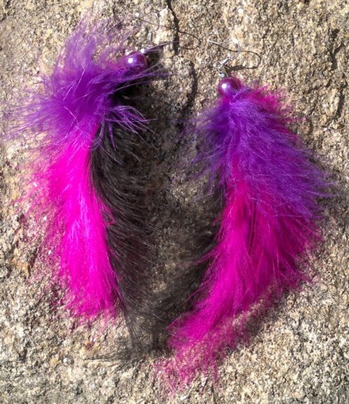 Lehké jako vánek-fialovo/růžovo/černé