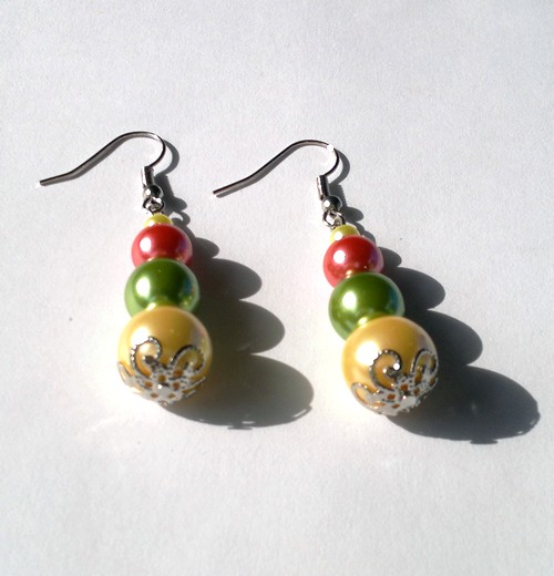 Luxusní perly -  v jarních barvách No.2