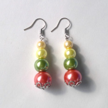 Luxusní perly -  v jarních barvách No.3