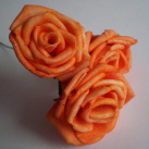 Pěnová růže - oranžová 3 ks