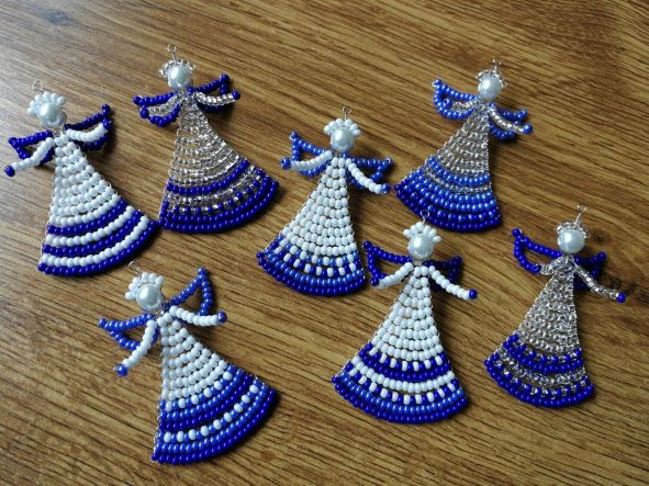 korálkový andílek