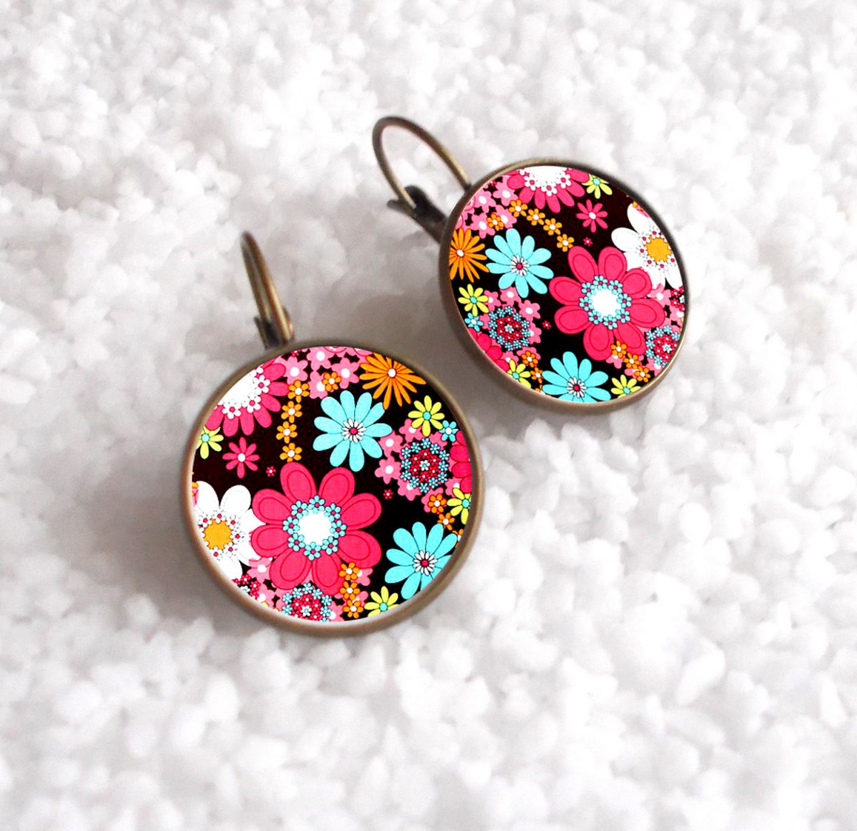 Náušnice z pryskyřice