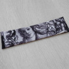 Černobílá elastická čelenka - Botticelli