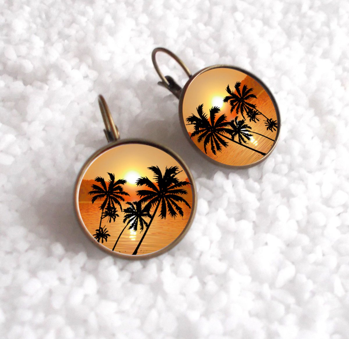 Náušnice z pryskyřice