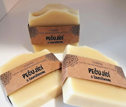 Pečující mýdlo s lanolinem 100g
