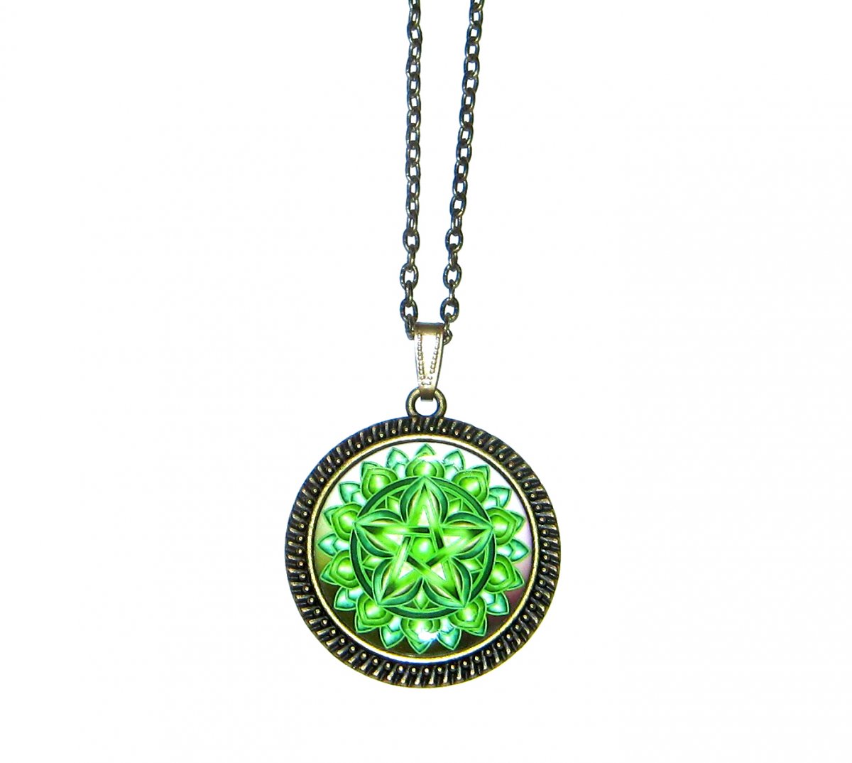 Přívěsek ...Pentagram ukrytý v květu.