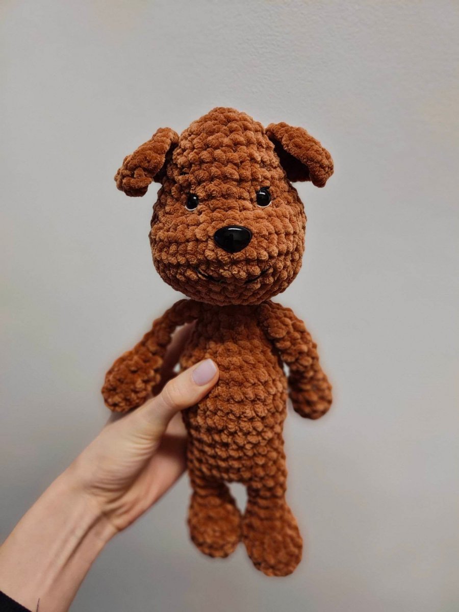 Háčkovaný pejsek -  plyšák