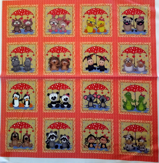 BAVLNĚNÝ PANEL / I NA PEXESO/ 47 x 47 cm  NPG45